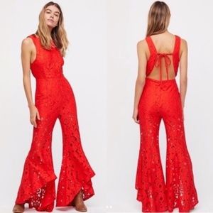 Free People Rise and Shine Lace One-Piece